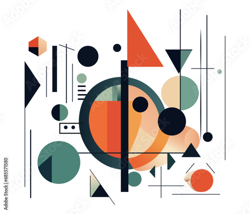 Searching for balance - abstract composition