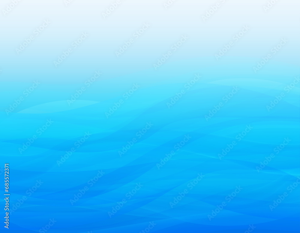 Fototapeta premium ブルーのウェーブ背景 青い流線の背景素材 