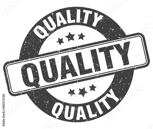 quality stamp. quality label. round grunge sign