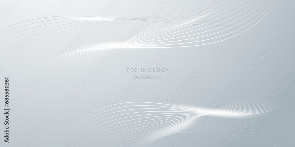 white abstract technology background modern design vector illustration