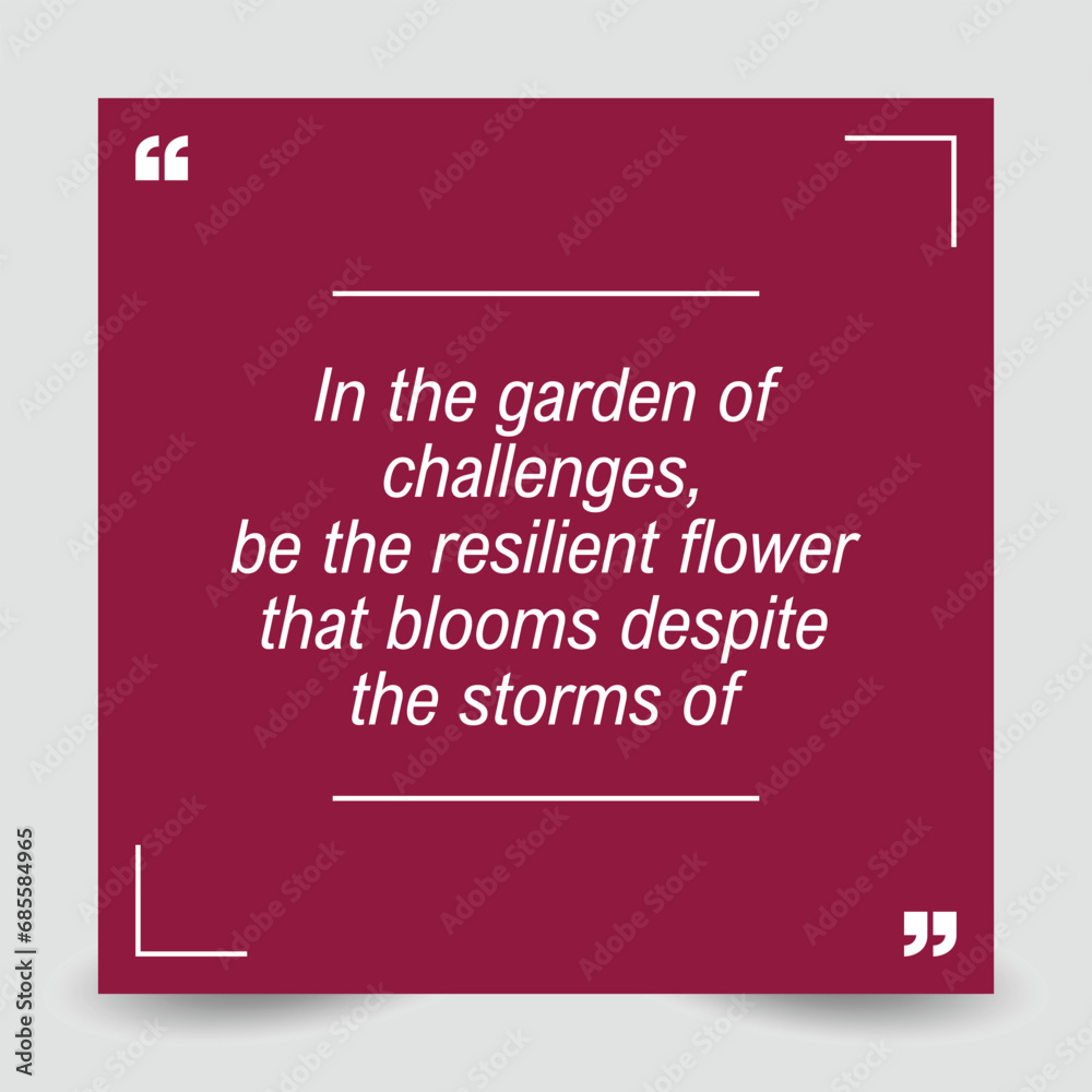 Fototapeta premium Inspirational quote, motivational typography, Vector illustration