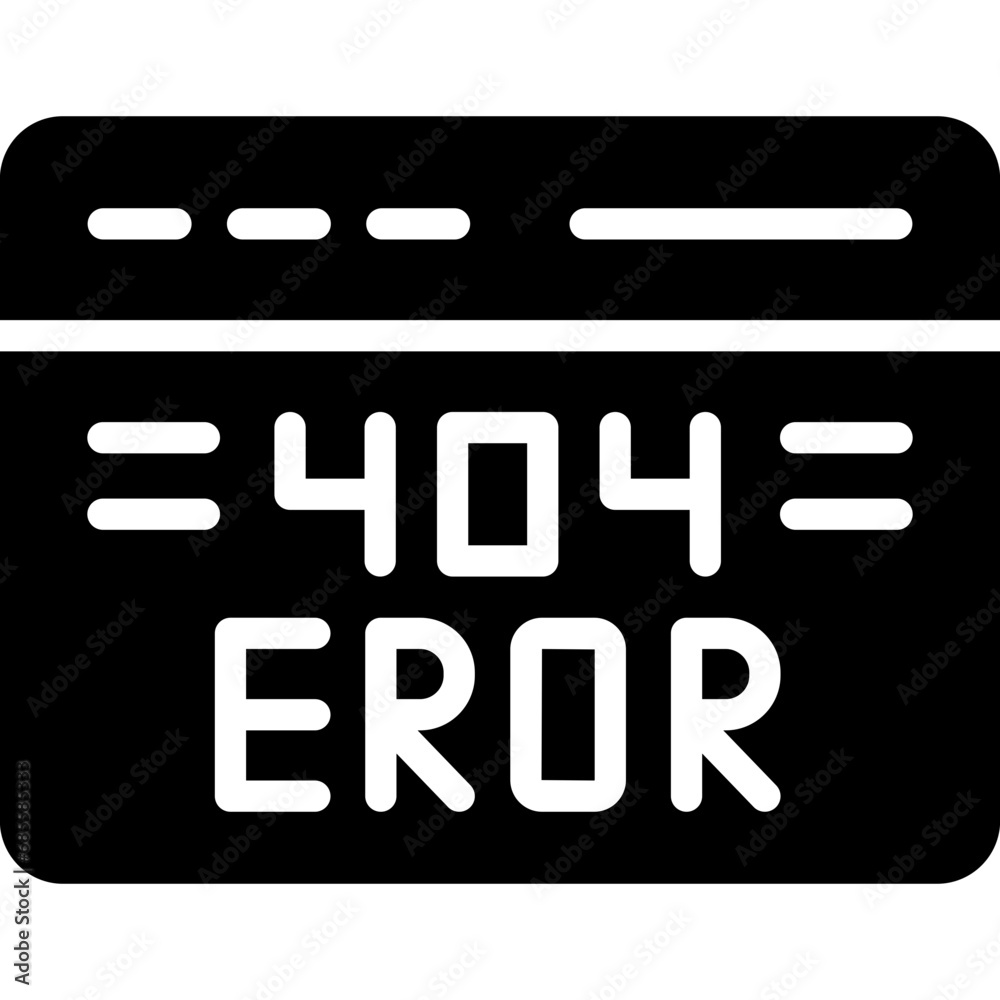 404 Error Icon 404 Error Icon