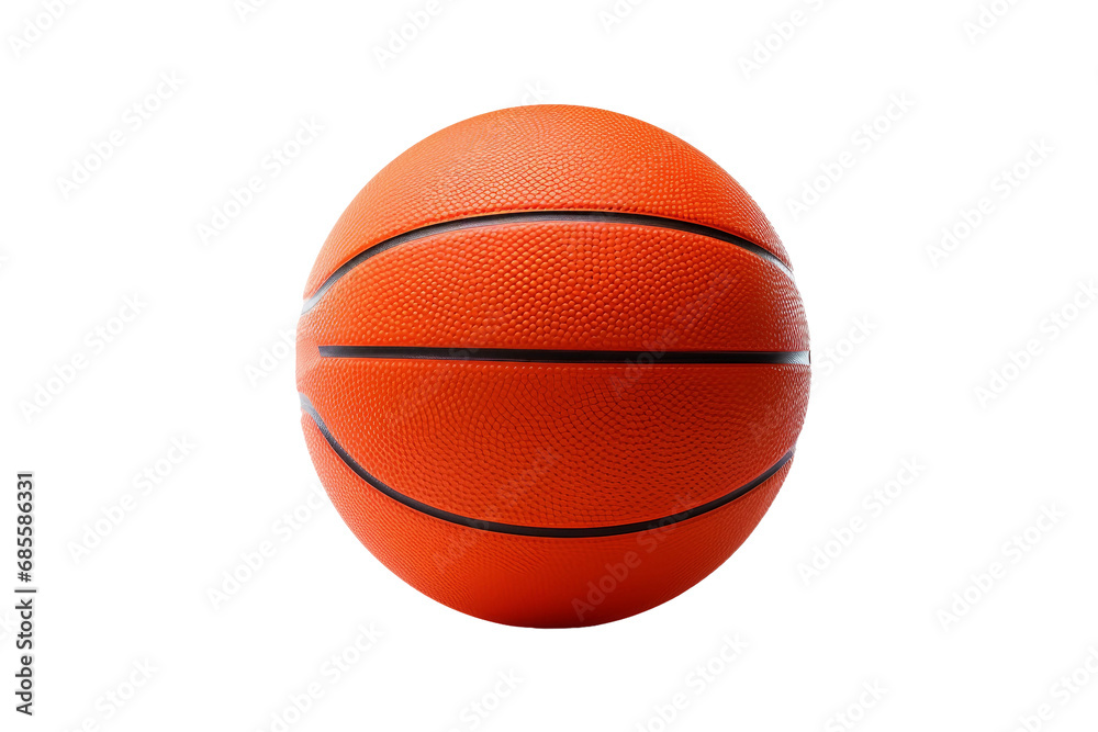Athletic Basketball Equipment Isolated on transparent background