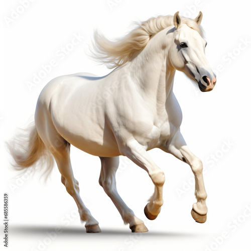 white horse  © overrust