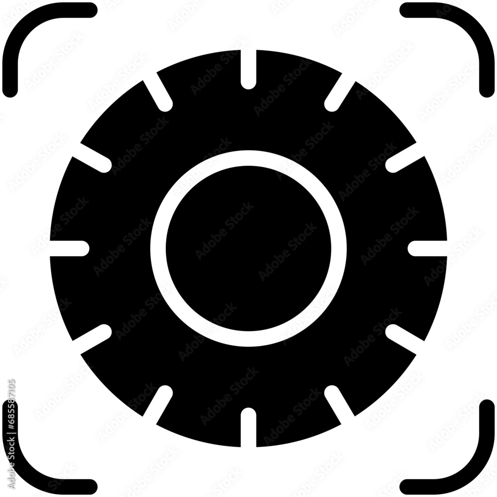 Naklejka premium Shooting Icon