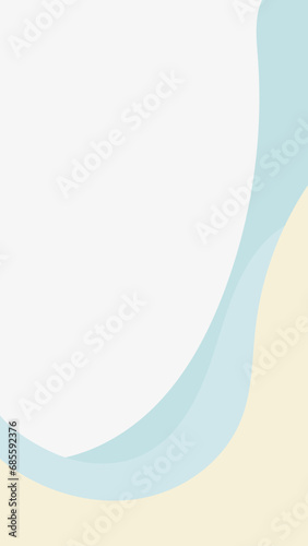 Banner design wave pastel color. vector abstract background. layout blank use for text message presentations.