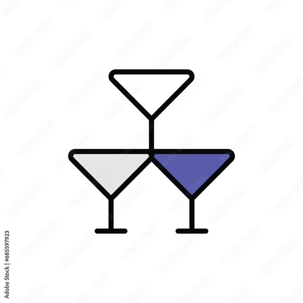 Drink icon design with white background stock illustration Drink icon design with white background stock illustration