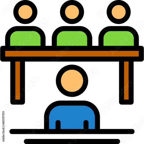 Interview panel Icon