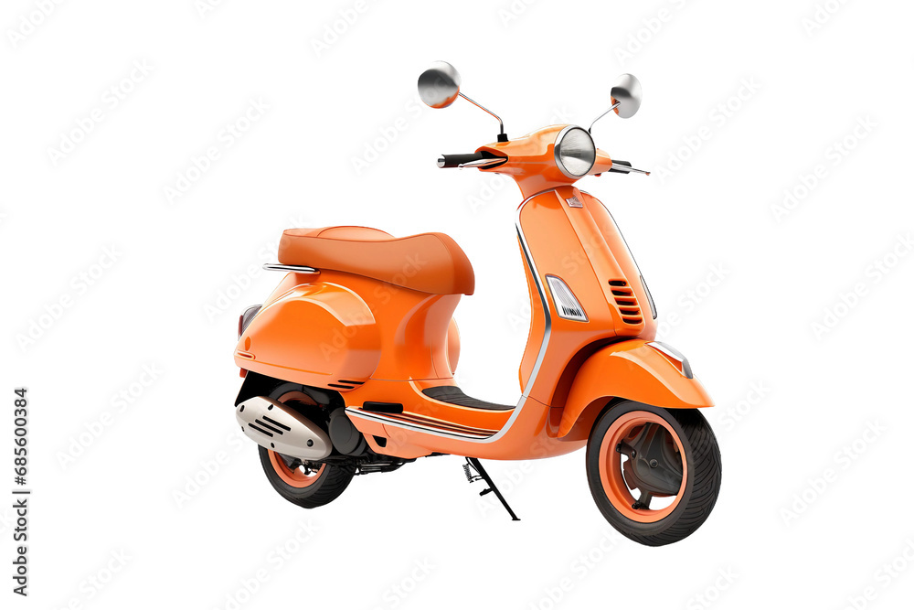 Sleek Mobility Scooter Isolated on transparent background