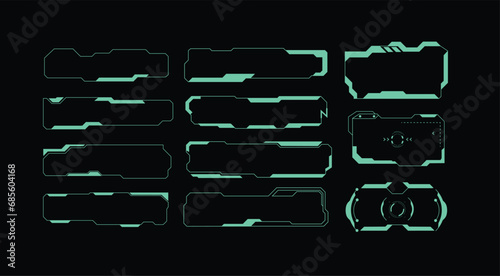 Vector Graphic Assets Set. Bold modern Shapes for Posters Template, flyers, clothes, social media, graphic design, sticker, In Y2k style, Futuristic, Anti-design, Digital Collage, Retro Futurist.