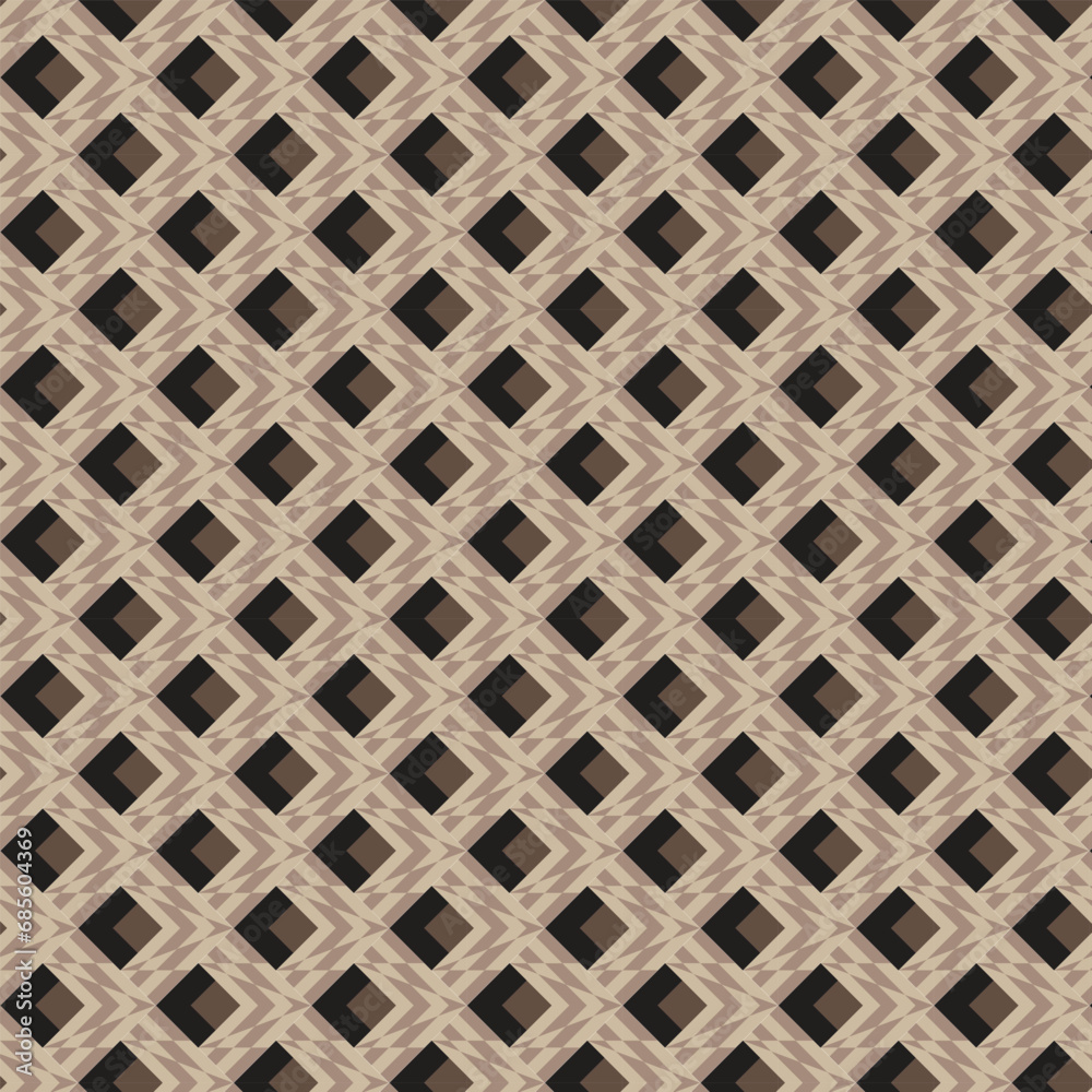 Seamless abstract geometric pattern with lines and overlapping square boxes shapes Seamless abstract geometric pattern with lines and overlapping square boxes shapes
