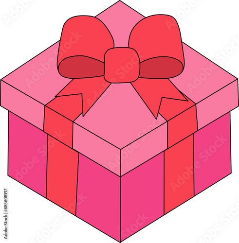 gift box with ribbon