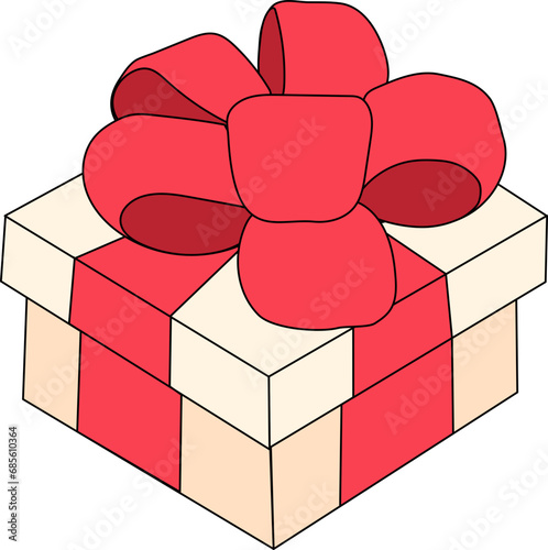 gift box with ribbon