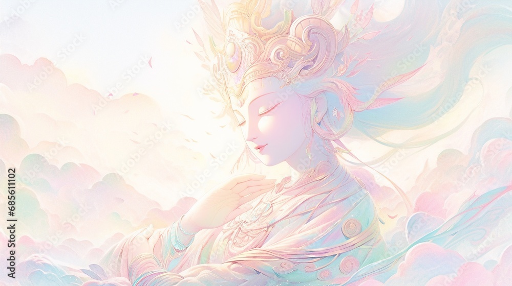Divine Emanations Goddesses of Buddhism, Tara, Kuan Yin