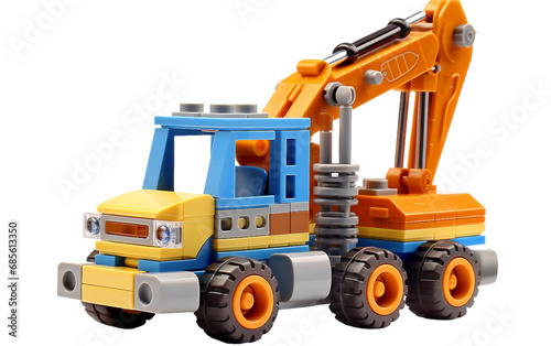 Construction Toy Wonderland On Isolated Background