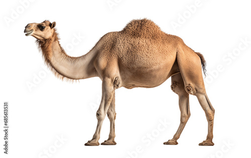 Camel Graceful Hump On Isolated Background