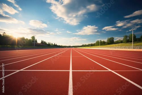 running track in stadium © Planetz