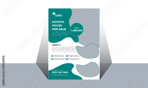 Real Estate Flyer design, poster, brochure, cover design layout
