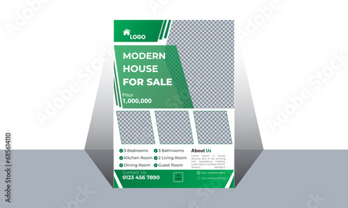 Real Estate Flyer design, poster, brochure, cover design layout