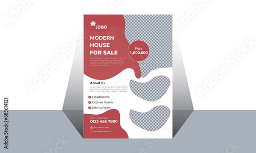 Real Estate Flyer design, poster, brochure, cover design layout