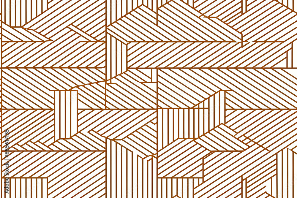 Luxury geometric seamless art deco pattern gold striped line, 