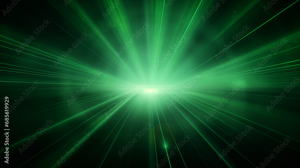 green light rays background green light rays background