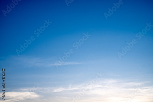 Beautiful luxury soft gradient with orange gold clouds and sunlight on the blue sky perfect for the background, take in everning,morning,Twilight, high definition landscape photo