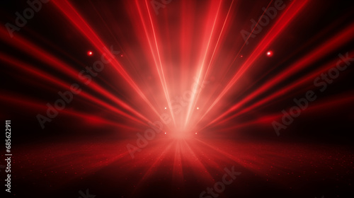 red light rays background