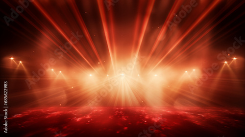 red light rays background