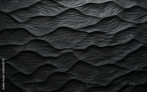 Handmade Texture in Black Paper Background photo