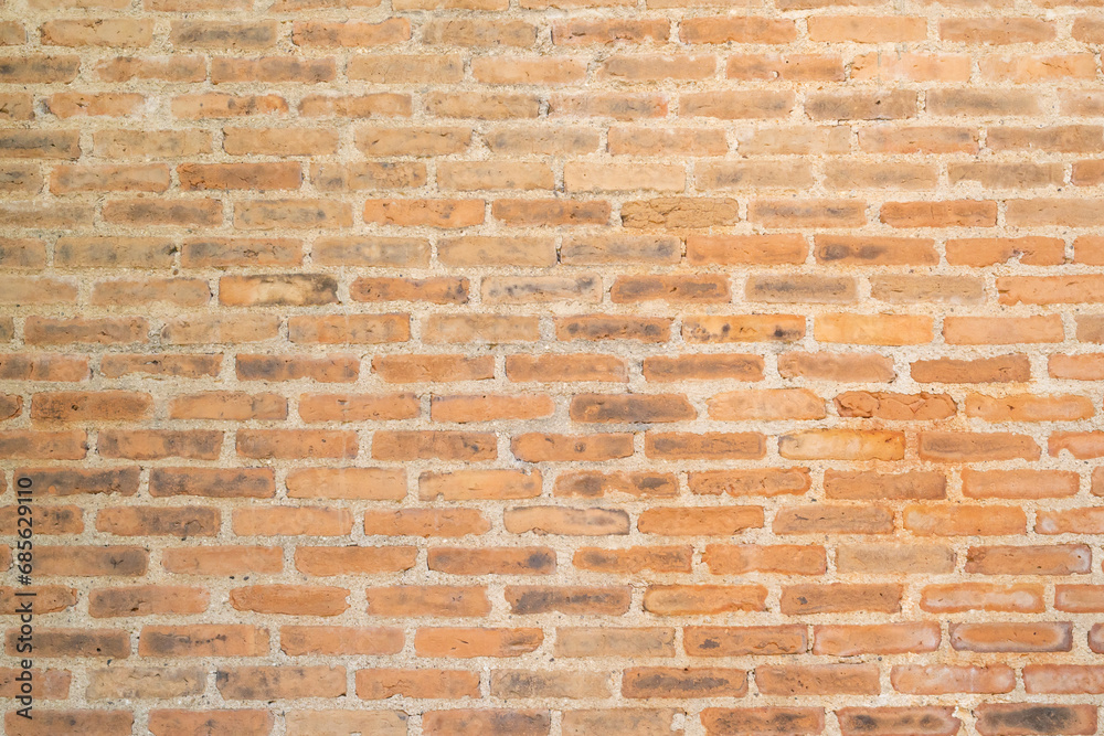 Detail of a brown brick wall texture and background with copy space Detail of a brown brick wall texture and background with copy space