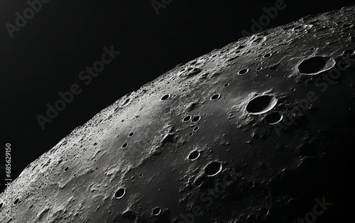 Lunar Details in Space Exploration photo