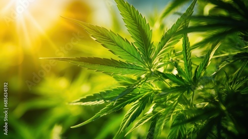 Medicinal plants, CBD oil, cannabis oil, including cannabis leaves.