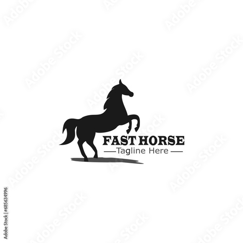 Horse logo Fast horse illustration icons and logo design elements 