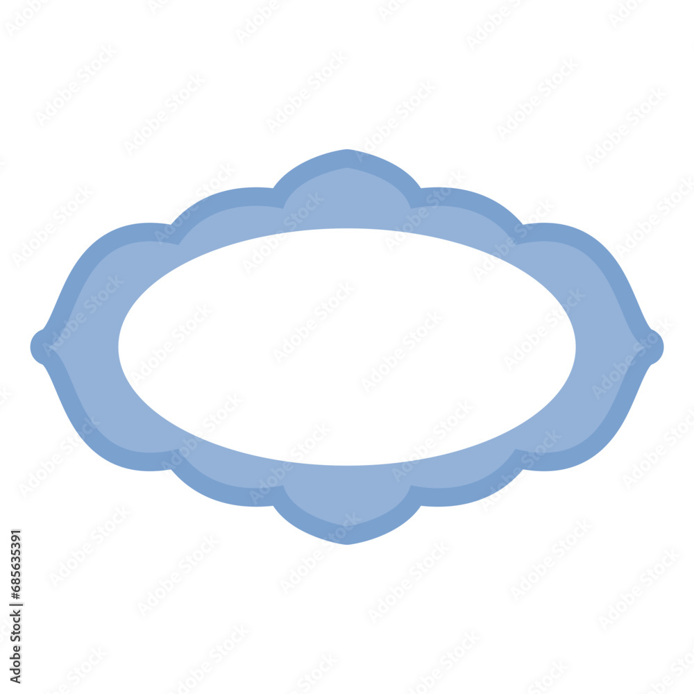 Cute Border Frame Vector Design For Your Photo 