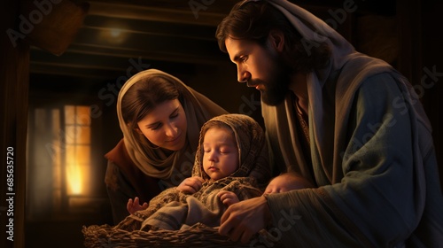Holy Family Jesus, Mary and Joseph