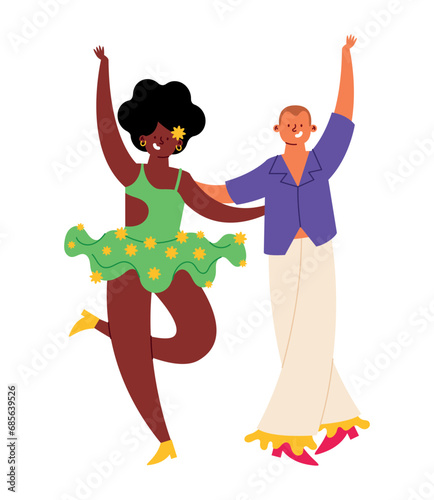 feria cali couple dancers