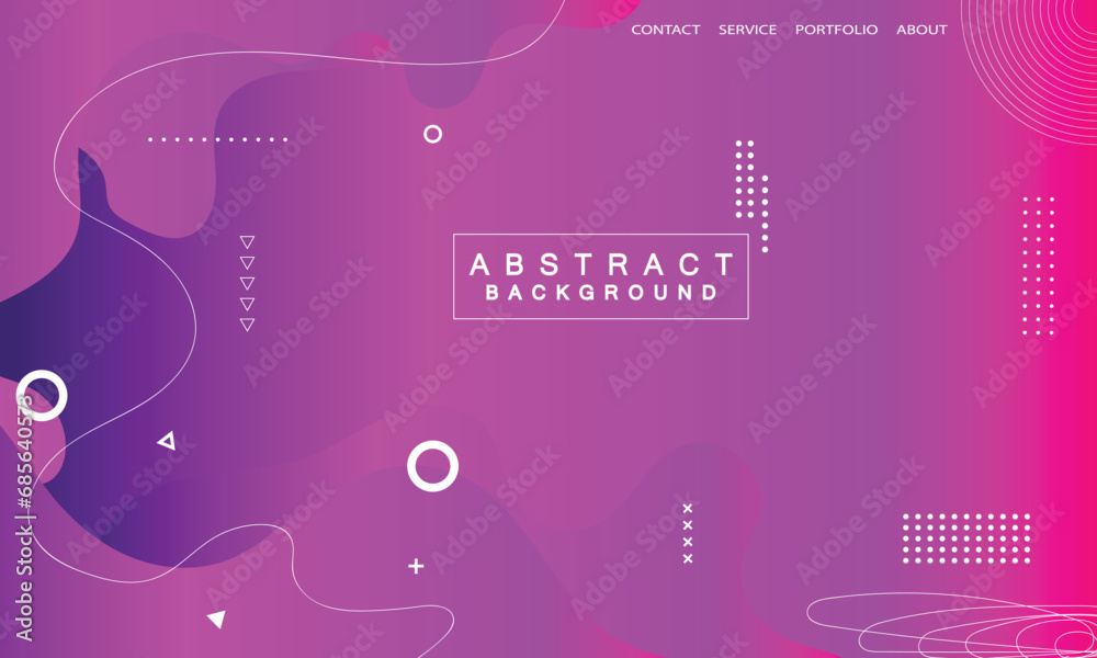 Website Landing Page Template. Modern Abstract Background Design.
Gradient Color Dynamic Modern Fluid Abstract Background.