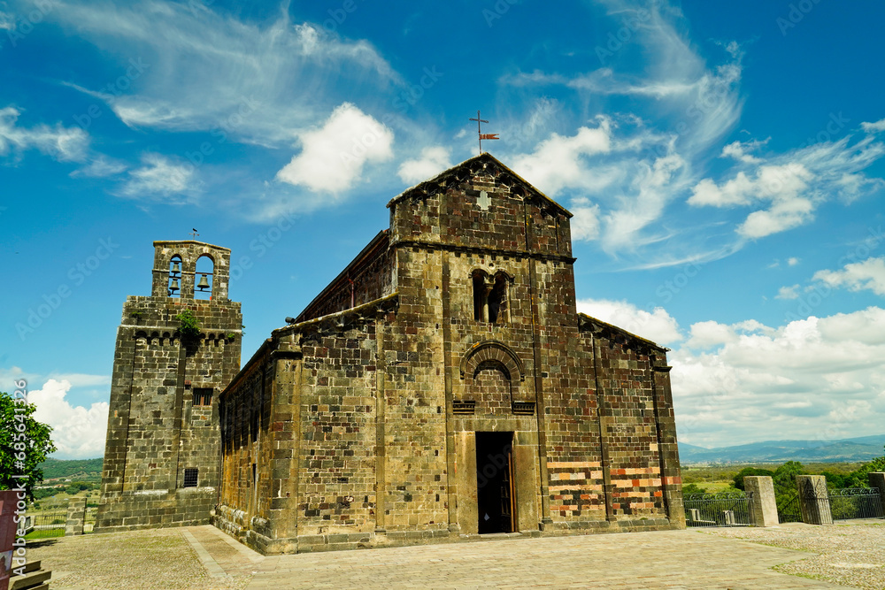Obraz premium Basilica Santuario Nostra Signora del Regno, Ardara. Provincia di Sassari, Sardegna. Italy