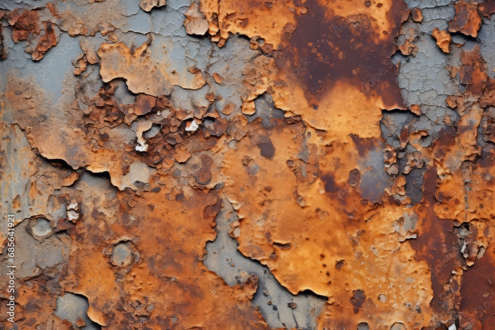 A rusty metal texture close up, generated by AI. A rusty metal texture close up, generated by AI.