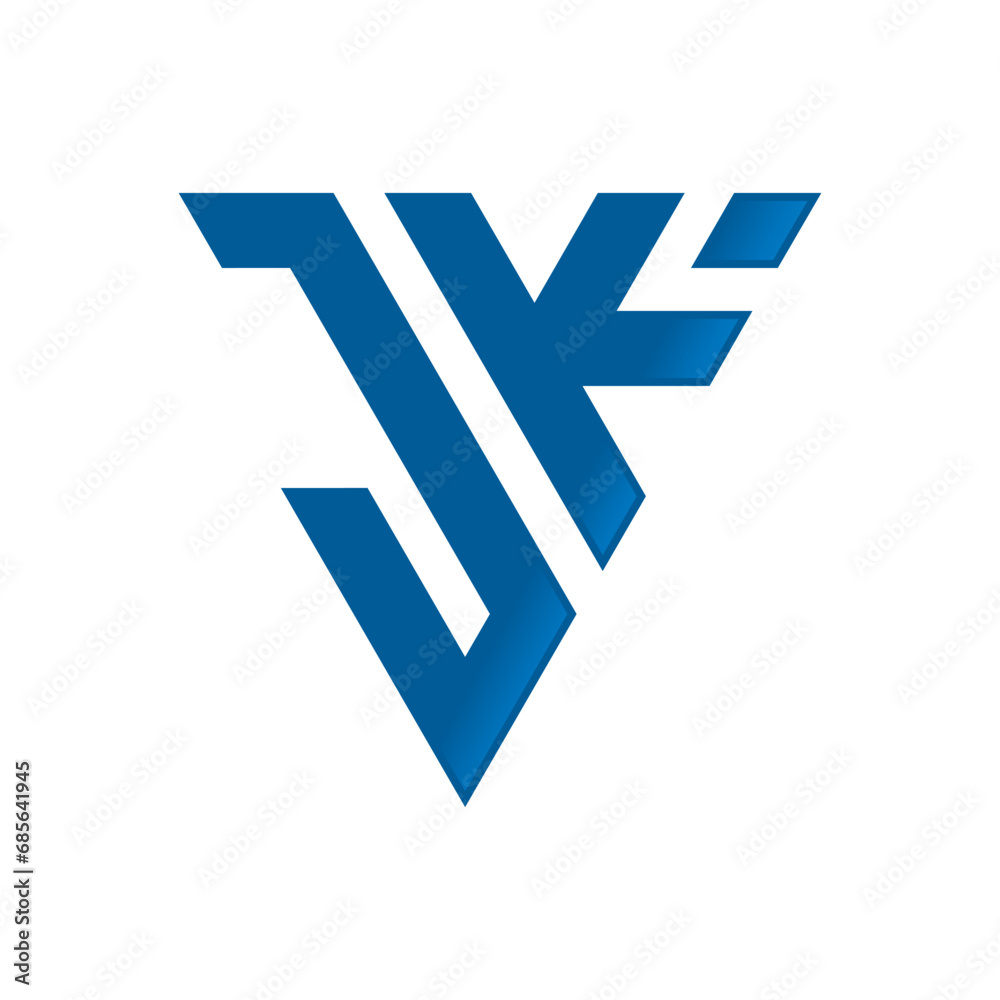 Letter JK Triangle Logo Design Letter JK Triangle Logo Design