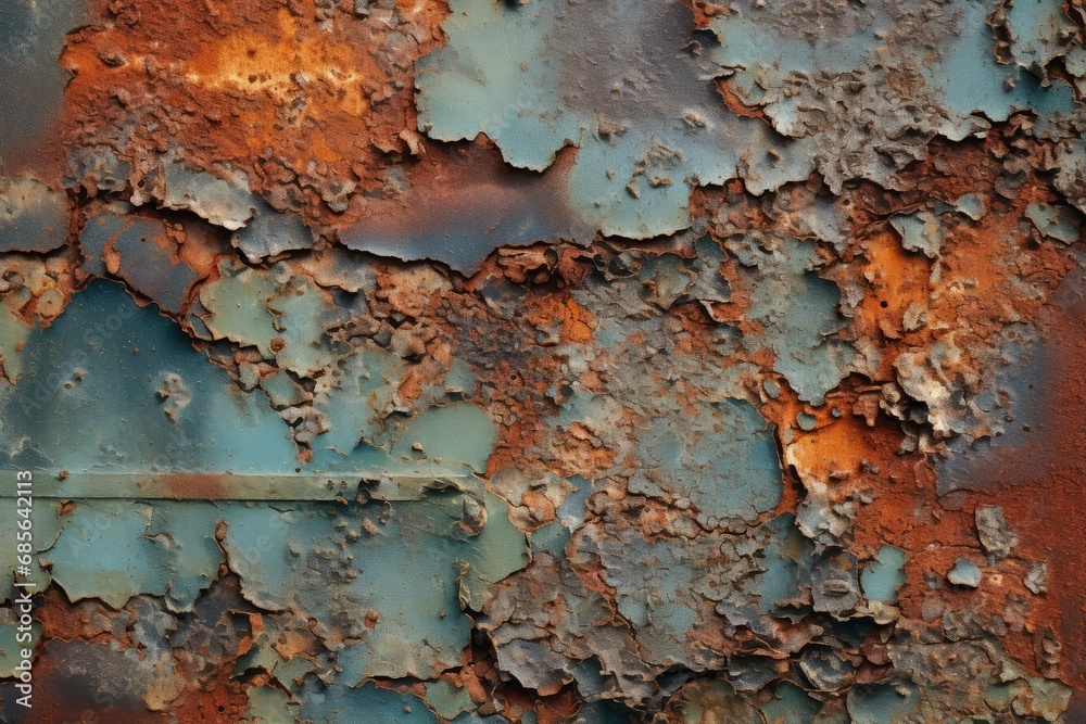 A rusty metal texture close up, generated by AI. A rusty metal texture close up, generated by AI.
