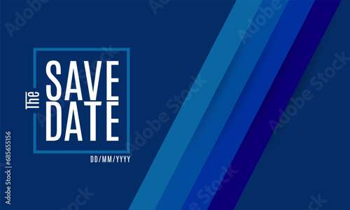 Save the date banner. Can be used for business, marketing and advertising. Social media stories wallpapers. ogo graphic design of event summit. Vector EPS 10