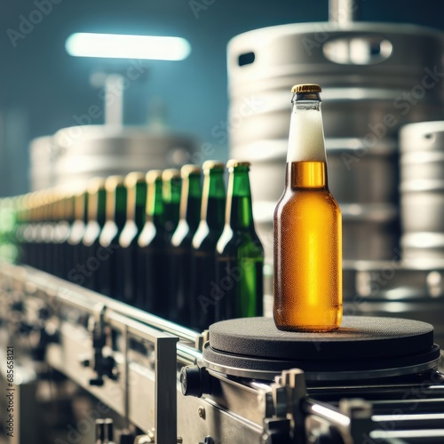 production of beer bottles