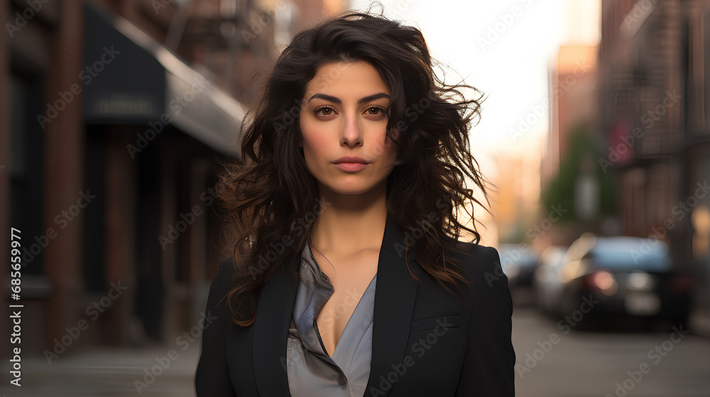 Portrait of attractive woman, generated IA Portrait of attractive woman, generated IA