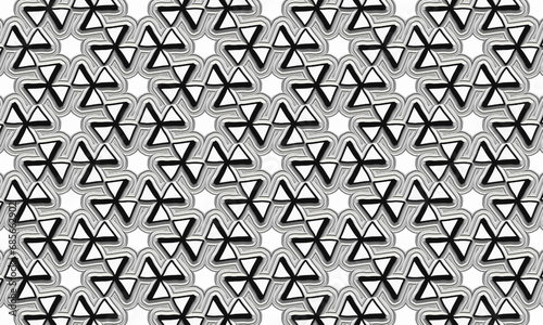 Geometry pattern background vector image.A symphony of shapes and colors that elevate designs with modern elegance and dynamic versatility.