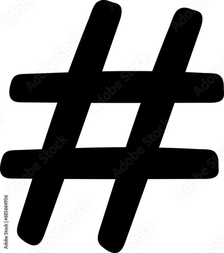 cute alphabet symbol sign hash tag
