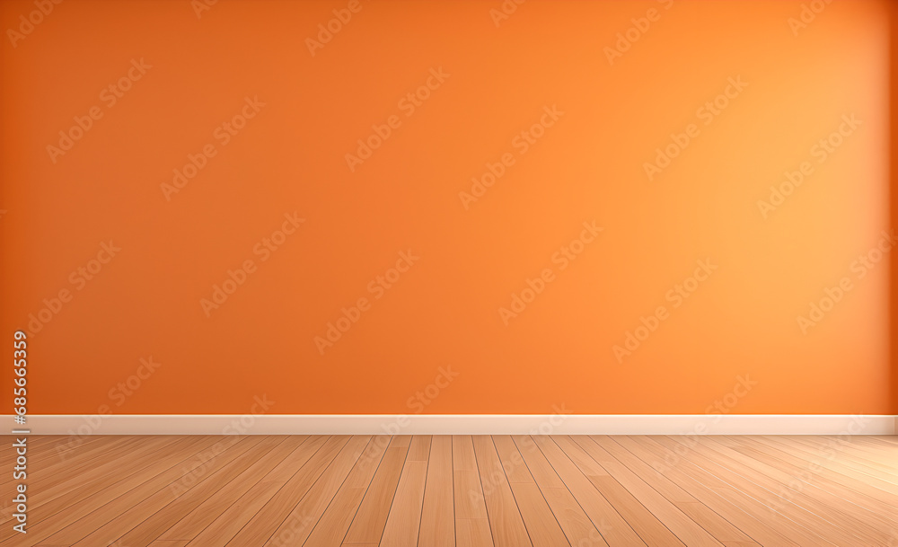 Orange modern wall background with copy space. Orange modern wall background with copy space.