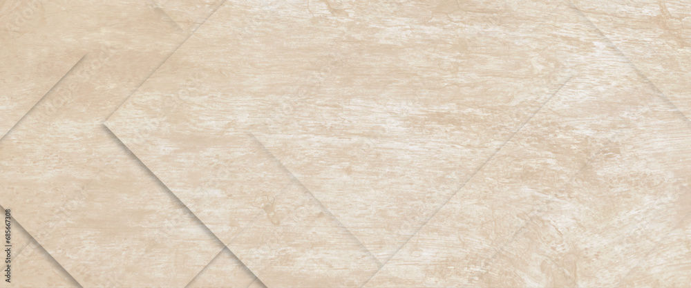 Abstract wooden geometric brown and white color background, modern design with triangle shape, these diagonal stripes layered in geometric design, plates are a fantastic choice for interior wall décor