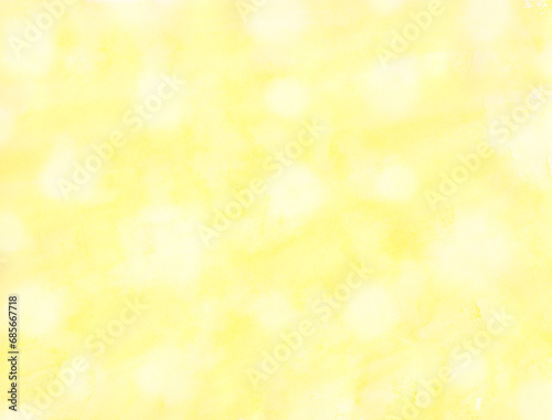 明るい黄色の背景に白い光が浮かぶレトロな背景